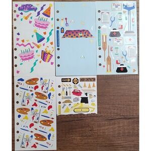 Stickopotamus Stickers Lot Full Partial Sheets Art Birthday Construction Doctor